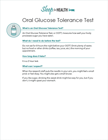 Thumbnail image of the Oral Glucose Tolerance Test